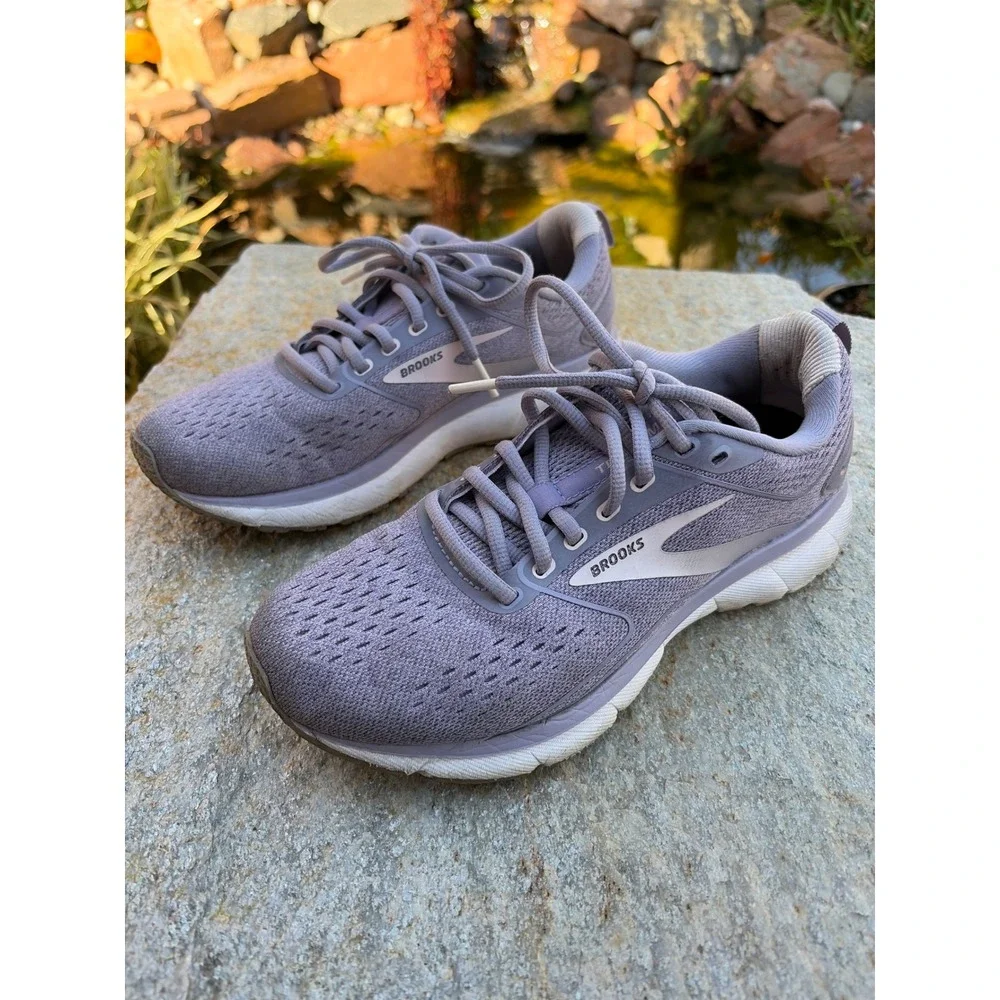 Brooks Transmit 3 Womens Running Shoes Purple Lavender 1203501B542 Size 7 Medium